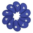 thumbnail image 4 of jinwen 10 Pcs Couvre-Têtes de Golf en Fer Cadeaux pour Golfeurs Accessoires en Néoprène Protecteurs Bleu, 4 of 9