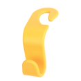 thumbnail image 2 of Gancho de coche para reposacabezas para carteras y bolsos, organizador de almacenamiento universal, gancho de coche resistente para reposacabezas, sop Amarillo, 2 of 7