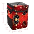 thumbnail image 5 of Seven Starred Iadybird Foldable Car Garbage Can with Lid, Leak-proof, and Hanging Storage Bag - Car Trash Can and Bin, 5 of 6