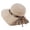 Beige, variant on Lroveb Sun Hats for Women Summer Sun Protection Summer Beach Hats Outdoor Travel Fishing Bucket Hat