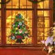 thumbnail image 5 of Adornos de árbol de Navidad de fieltro desmontables, decoración de pared de Año Nuevo, regalos de Navidad para niños, decoraciones navideñas de bricolaje utilizadas para la decoración de, 5 of 5