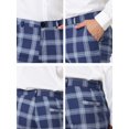 thumbnail image 6 of INSPIRE CHIC Men's Plaid Dress Pants Classic Slim Fit Chino Business Trousers, 6 of 6