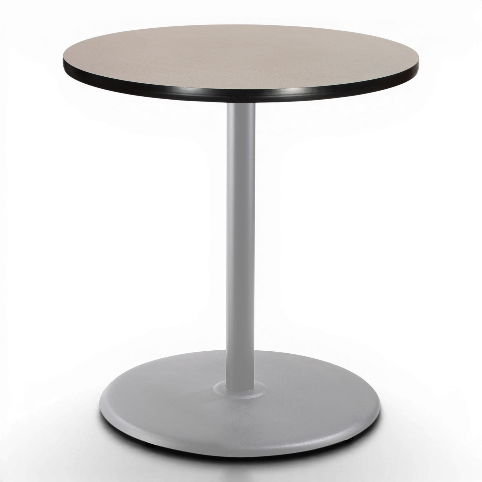 Hampden Furnishings Bennet Collection Round Grey Cafe Table, 42" Height, 36" Top