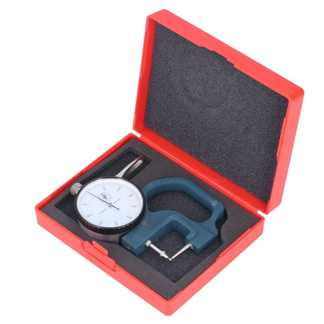 Medidor de espesor, medidor de espesor Medidor de espesor con dial de alta precisión Mini medidor de espesor Solución innovadora Jadeshay A