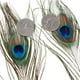 thumbnail image 5 of 2x 10x Plumas de Del Ojo DIY Artesanías de Moda Sombrero 9-13 Pulgadas, 5 of 5