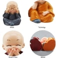 thumbnail image 2 of Estatuas de Resina de Monje CHAO 4 Piezas Sabio Kung Fu Buda Decoración Hogar Oficina Coche, 2 of 5