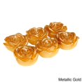 thumbnail image 2 of Jeco CFZ-102-12 3 in. Rose Floating Candles, Metallic Silver - 144 Piece, 2 of 2