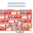 thumbnail image 6 of Disketp Gaming Mouse Pad Cartoon With Traffic Elements Pattern Large Mouse Mat Long Extended Desk Pad Non-Slip Rubber Mice Pads Stitched Edges Thin Pad (11.8x31.5 Inch), 6 of 9