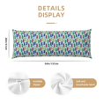 thumbnail image 2 of KLL Ultra Soft Microfiber Body Pillow Cover/Pillowcases 20"x54" with Hidden Zipper Closure-Transport, 2 of 5