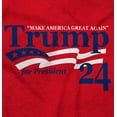 thumbnail image 2 of Donald Trump for 2024 President Men's Graphic T Shirt Tees Brisco Brands S, 2 of 6