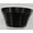 Black, variant on Austin Planter 7.5 Inch Flower Pot and Saucer Black Colored Polypropylene (Single) Made in USA