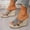 Black, variant on WILLBEST Slippers Womens Summer New Fish Mouth Thick Soled Wedge Heeled Slippers for Women Retro Rhinestone Hollow Outer Wear Large Size Sandals and Slippers