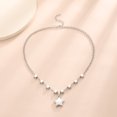 thumbnail image 5 of Collar de estrella JAMW Y2K para mujeres adolescentes y niñas con colgante de estrella gótica punk, 5 of 5