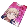 thumbnail image 3 of Mens Himiko Toga 3d Print T-Shirt Crewneck Short Sleeve Tee Shirt, 3 of 7