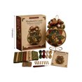 thumbnail image 3 of Cififendec Christmas Nativity Patchwork Bauble DIY Craft Kit, 7.87", Quilt Ball Ornament Making Set for Handmade Xmas Tree Hanging Assembly, 3 of 9