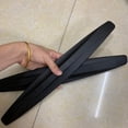 thumbnail image 4 of 2 protectores de parachoques de coche universales de goma con pegamento 3-M, tiras de goma delanteras y traseras anticolisión para parachoques laterales de coche, protector de parachoques, 4 of 5
