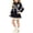 Black, variant on Enjoytime Outfits for Girls Long Sleeve Knit Sweater Striped Hem Pleated Skirt 2 Piece Set Cute Dressy Holiday Kids Toddler Clothes