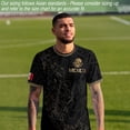 thumbnail image 5 of Zimjoy Men's 2026 Mexico Jersey Shirts Mexican Soccer Jerseys for Men Short Sleeve Crew Neck Athletic Soccer T Shirts Black 2XL, 5 of 8