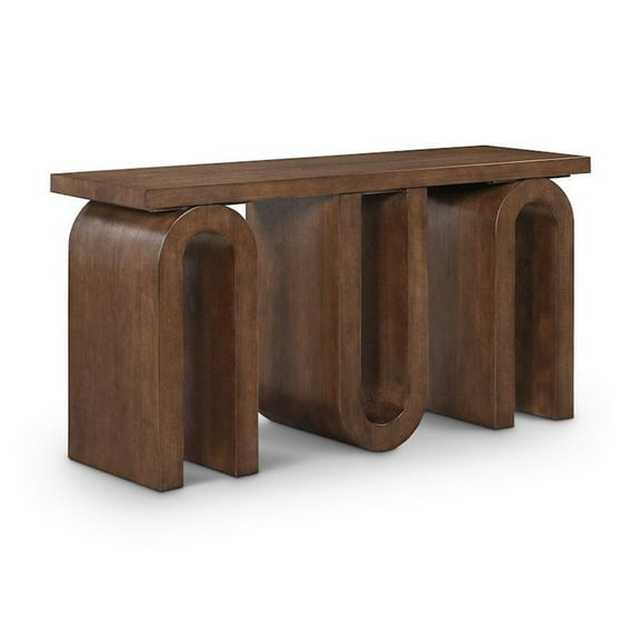 Meridian Furniture Westbourne Brown Oak Veneer Console Table