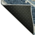 thumbnail image 3 of Addison Rugs Mayfield Washable Traditional Tribal Blue Rectangle Rug, 3' x 5', 3 of 6
