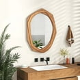 thumbnail image 4 of Costway Irregular Framed Decoration Mirror 35" x26" Large Water Proof Wall Mirror, 4 of 9