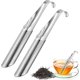 thumbnail image 1 of Tea Filter,2pcs Stainless Steel Infusers Stainless Steel Tube Spice Strainer Herbs Tea Filter and Universal Lid for Teapot, Mug, Cup, Bottle - Set of, 1 of 4