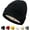 Black, variant on Satin Lined Beanie for Women Silk Lining Soft Winter Hats Reduce Frizz Knit Beanies Warm Skull Cap