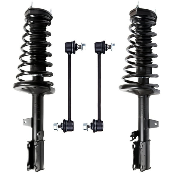 CCIYU Complete Suspension Kit Fits 1997 1998 1999 2000 2001 for Toyota Camry Includes Rear Strut Spring Assembly Stabilizer Bar Link Kit