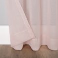 thumbnail image 4 of Mainstays Linen Textured Semi-Sheer Rod Pocket Curtain Panel, 50"x84", Blush, 4 of 6