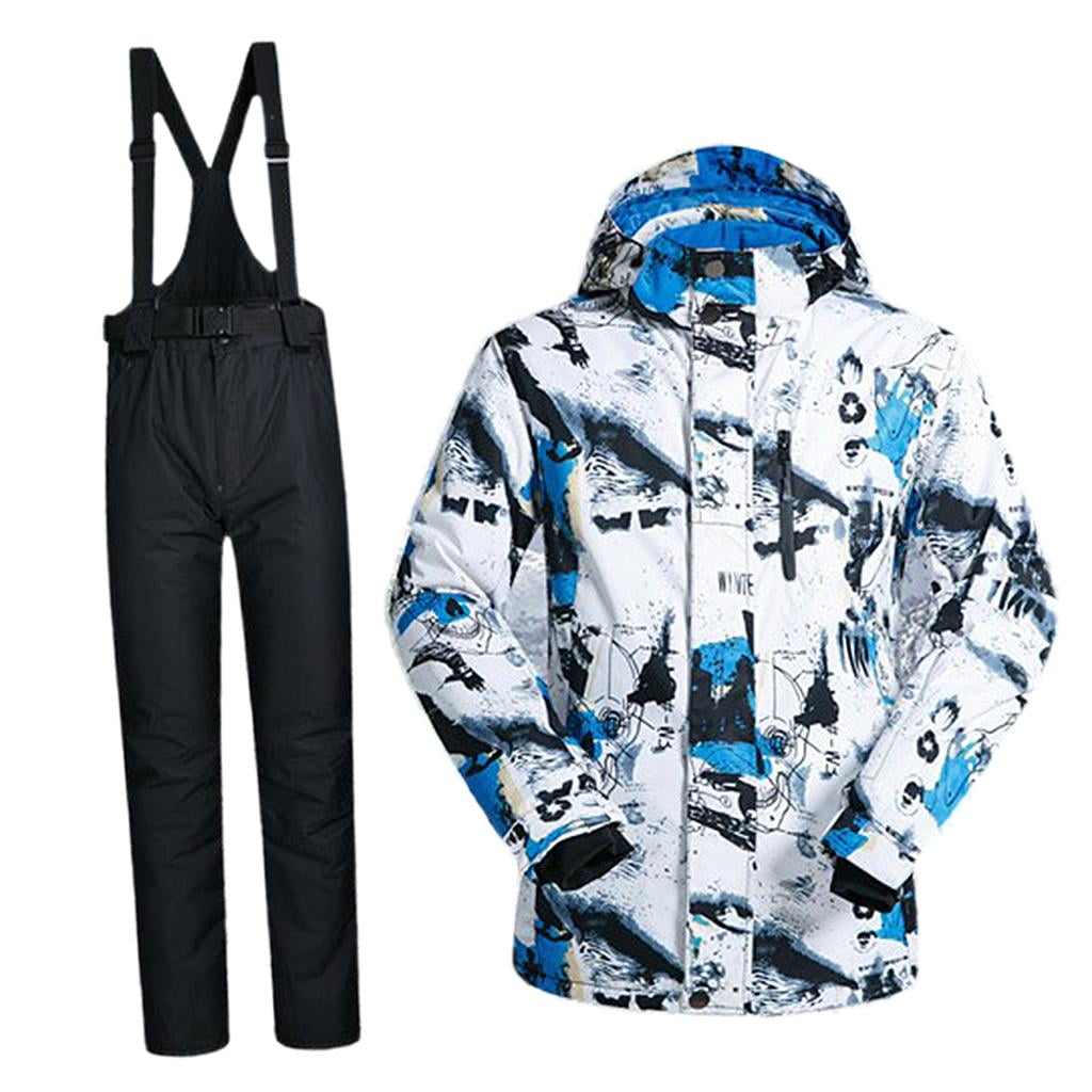Men's Winter Coat Pants Jacket Waterproof Ski Suit snowboard Sports Clothing Hot 
