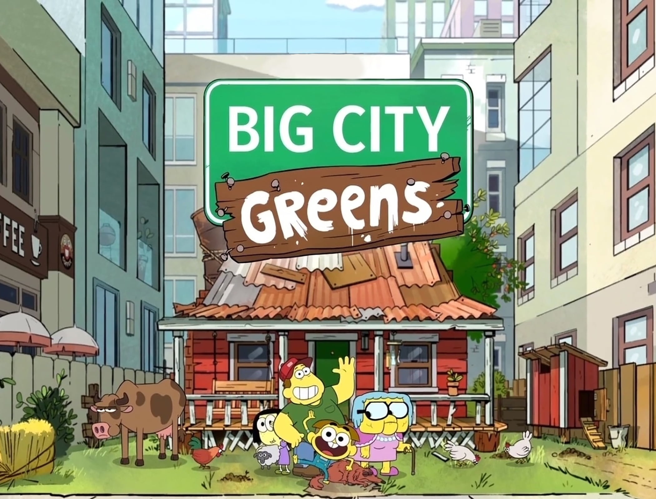 This is big city. Big City Greens. Семейка Грин в городе. Big City Greens Tilly. Big City Greens fanarts.