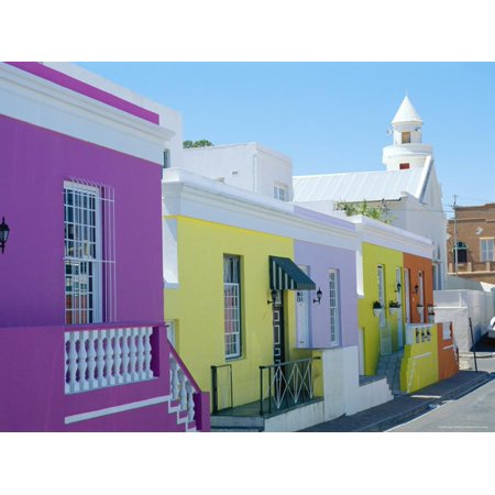 House in the Bo-Kaap (Malay Quarter), Cape Town, Cape Province, South Africa Print Wall Art By Fraser