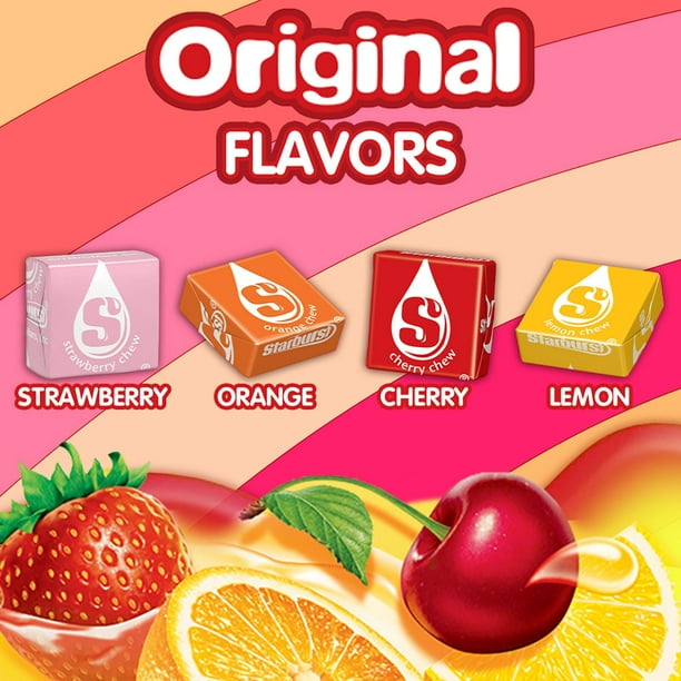Starburst Original Fruity Chewy Candy, Full Size, 2.07 oz