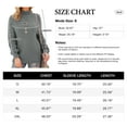 thumbnail image 6 of Asklazy Women's Turtleneck Oversized Sweaters Batwing Long Sleeve Pullover Loose Chunky Knit Jumper,Gray, 6 of 11