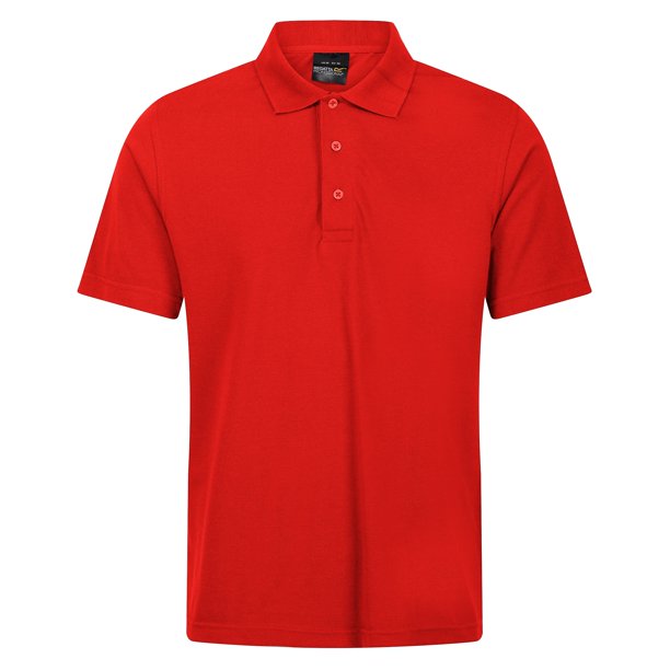 Regatta - Polo Pro 65/35 de Manga Corta para Hombre (Rojo Clásico)