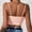 Red, variant on Women's Tanks Floral Front Crop Tube Top with Sleeveless Strapless Design Shirred Bodice Breathable Knit Tank for Everyday Wear Purple One Size