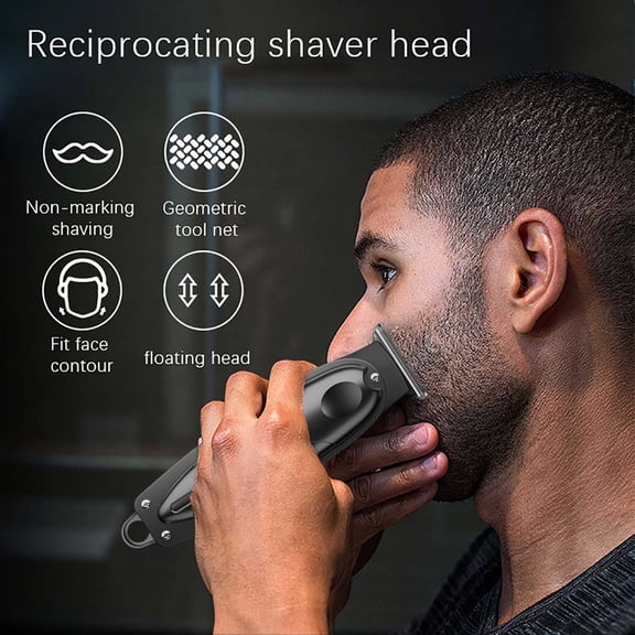 Home Mini Shaver Car-Mounted Electric Shaver Portable Beard Trimmer USB-Charging Shaver Portable Waterproof Shaver Includes 3ml Lubricating Oil