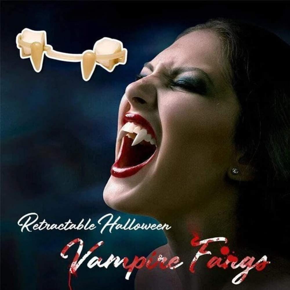 Blood Bloody Vampire Halloween Teeth Fangs Dracula Monster Splash