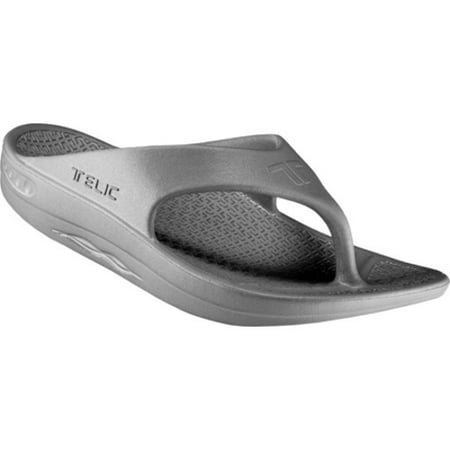 

Telic Arch Support Pain Relief Energy Flip Flops - M/L - Dolphin Gray