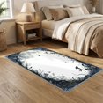 thumbnail image 2 of ODIKA 5'x7' Ultra-Soft Area Rug, Gothic Snake Witchy Moody Whimsical Frame Moth Witch Themed Carmel None Washable, Bare feet friendly, Silk-Touch for Bedroom Home office, 2 of 7