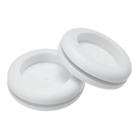 

Uxcell Rubber Grommet Mount Dia 32mm Round Double-Sided for Wire Protection White 6 Pack