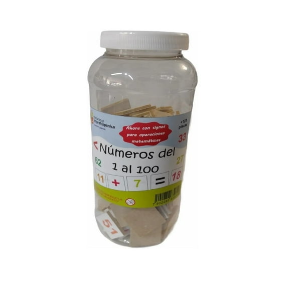 NUMEROS DEL 1 AL 100 Madera Numeros