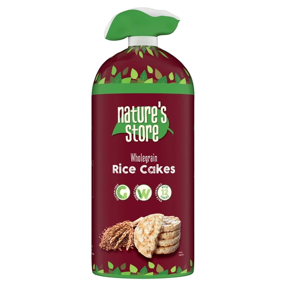 Natures Store Wholegrain Rice Cakes 120g, Imported from Britain