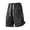 Black, variant on Casual Shorts For Everyday Wear with Solid Color and Studs Straight Leg Summer Bottoms for Daily Comfort and Casual Outings, M, Black