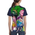thumbnail image 5 of Adventure Time Teen T-Shirt Crewneck Short Sleeve Double-Sided Print Summer Tee Shirts Top For Youth Boys Girls Children X-Small, 5 of 7