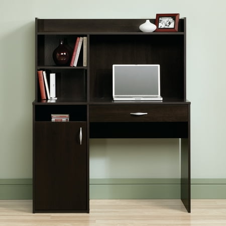 UPC 042666111553 product image for Sauder Beginnings Desk with Drawer and Hutch  Cinnamon Cherry | upcitemdb.com