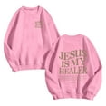thumbnail image 6 of Women's Sweatshirts 2025 Jesus Is My Healer Sweatshirt Christian Sweatshirts Casual Pullover Tops Sweatshirt for Women, 6 of 8