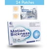 Motion Sickness Patches - 24 Pack - Works to Relieve Sea Sickness, Vomiting, Nausea Dizziness and Other Symptoms Resulted from Movement