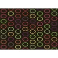 thumbnail image 1 of Ahgly Company Indoor Rectangle Patterned Chocolate Brown Area Rugs, 7' x 9', 1 of 6