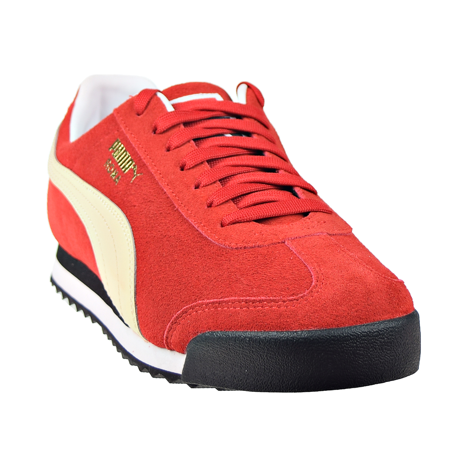 Puma Roma Suede Men's Shoes High Risk Red/Summer Melon 365437-13 - image 2 of 6